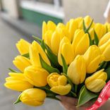 Маленькое фото 2: 25 желтых тюльпанов, Россия
