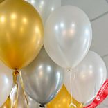 Маленькое фото 5: Композиция из 14 шаров с гелием «Праздник в офисе»