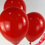 Маленькое фото 4: Композиция из 3 шаров с гелием, 30 см, красный