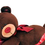 Маленькое фото 5: Игрушка «Мишка Choco лежебока в подарочной коробке», 20 см, коричневый