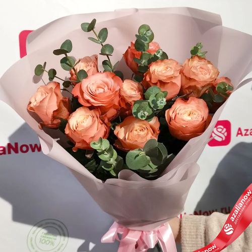 Букет из 11 пионовидных роз Кахала