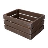Маленькое фото 1: Ящик "Прованс" (дерево), коричневый, 30х20х14см