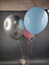 Фото флориста 1: Композиция из 3 шаров с гелием, 30 см, вар.2