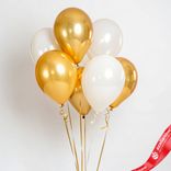 Маленькое фото 1: Композиция из 7 шаров с гелием, 30 см, вар.17