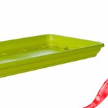 Маленькое фото 3: Поддон для балконного ящика Gala (пластик), D60xH2,7 см, салатовый/10шт.