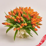 Маленькое фото 1: 101 оранжевый тюльпан, Россия