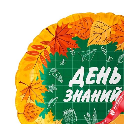 Фото 4: Шар с гелием «Круг - День Знаний», оранжевый, 46 см