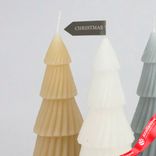 Маленькое фото 2: Свеча «Елочка», H16,5x7,5см , цвет в ассортименте
