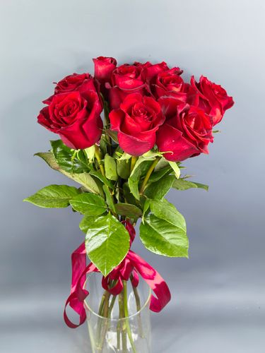 Фото флориста 5: Бордовые розы