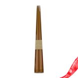 Маленькое фото 1: Свеча «Коническая набор», 2 шт., 8 часов, H 42 см x D 2,5 см, коричневый