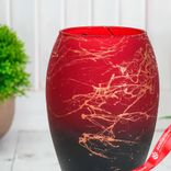 Маленькое фото 2: Ваза «Паутинка-1», малая, d-6,5 см, 16х10 см, 0,7 л