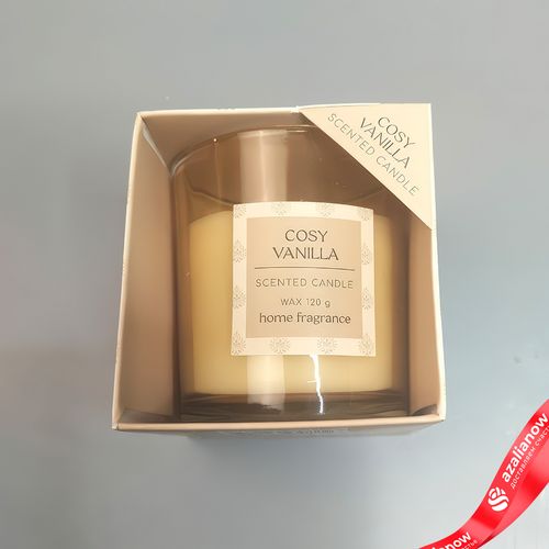 Свеча в стакане «Cosy Vanilla» ароматическая (стекло), H7,5хD7см