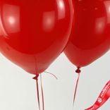 Маленькое фото 5: Композиция из 3 шаров с гелием, 30 см, красный