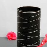 Маленькое фото 2: Ваза «Тициано», серпантин, d-10 см, h-20 см, V=1,6 л
