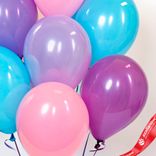 Маленькое фото 3: Композиция из 7 шаров с гелием, 30 см, вар.8