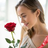 Маленькое фото 2: Роза красная, Россия, 40см