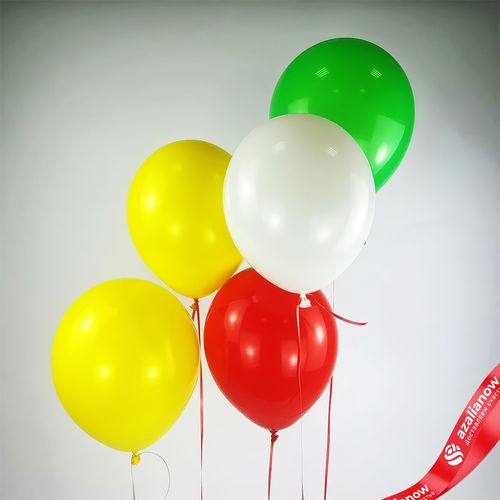 Композиция из 5 шаров с гелием, 30 см, вар. 26
