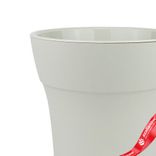 Маленькое фото 5: Кашпо со вставкой «Дали Софт» (пластик), D11xH10,5см, 0,6л, серый