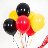 Маленькое фото 1: Композиция из 7 шаров с гелием, 30 см, вар.12