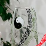 Маленькое фото 3: Ваза FLORA «Инь-Янь», d-7,5 см, 10х26 см