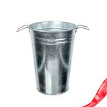 Маленькое фото 1: Ваза с ручками «Металл», 21 см x 30 см, серый