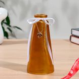 Маленькое фото 2: Ваза "Волшебные мгновения" золотой d-3,5см 7,5(дно)х15см