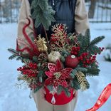 Маленькое фото 1: Новогодняя композиция №17