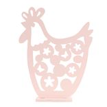 Маленькое фото 1: Сувенир Курица, 20х17см, розовый