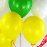 Маленькое фото 3: Композиция из 7 шаров с гелием, 30 см, вар. 26