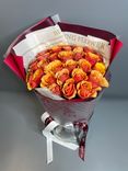 Фото флориста 6: Акция! Букет из 29 оранжевых роз «Тигренок»