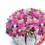 Маленькое фото 2: Букет из 51 розы микс «Олеся»