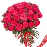 Маленькое фото 1: Букет из 35 красных роз Ред Пиано