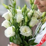 Маленькое фото 2: 7 белых лизиантусов, Израиль