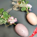 Маленькое фото 3: Украшение подвесное с яйцами, 44см, розовый