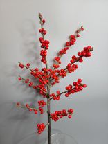 Фото флориста 4: Илекс красный, ветка (букет на Новый год)