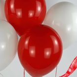 Маленькое фото 3: Композиция из 5 шаров с гелием, 30 см, вар. 25