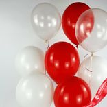 Маленькое фото 2: Композиция из 8 шаров с гелием, 30 см, вар. 2