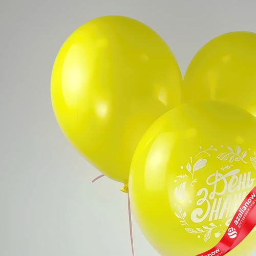 Фото 4: Композиция из 3 шаров с гелием «1 Сентября. Здравствуй школа», 30 см