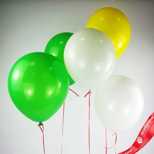 Композиция из 5 шаров с гелием, 30 см, вар. 30