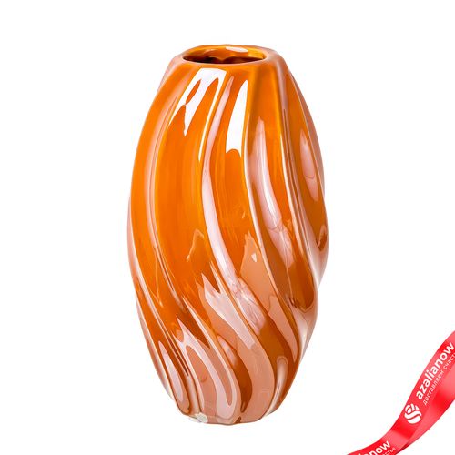Ваза керамика, d 10 см x h 19,5 см, в ассортименте