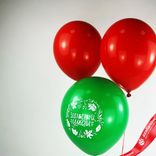Маленькое фото 2: Композиция из 3 шаров с гелием «1 Сентября. Здравствуй школа», 30 см, вар. 5