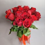 Фото флориста 6: 15 красных роз 60 см, Россия
