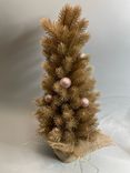 Фото флориста 1: Ель искусств. с шарами, H60см, золотой