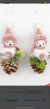 Фото флориста 1: Украшение подвесное Птичка, H17х5х5см, в асс., сиреневый