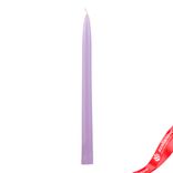 Маленькое фото 1: Свеча «Столовая», 6 часов, H 24 см x D 2 см, сиреневый