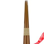 Маленькое фото 2: Свеча «Коническая набор», 2 шт., 8 часов, H 42 см x D 2,5 см, коричневый