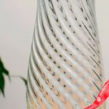 Маленькое фото 5: Ваза С-64 риф., h 260 мм., из прозрачного стекла (без декора)