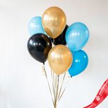 Маленькое фото 1: Композиция из 7 шаров с гелием, 30 см, вар.14