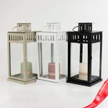 Маленькое фото 5: Фонарь (металл/стекло) цвет в ассортименте, 14хH29,5см