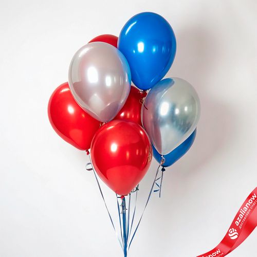 Композиция из 8 шаров с гелием, 30 см